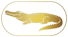 Your Daily Journey gold alligator logo